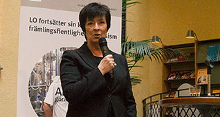 Regeringens nationella samordnare Mona Sahlin